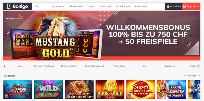Bahigo Casino ist jetzt in der Schweiz verfügbar - Neuer Anbieter entdecken Sie! in Switzerland